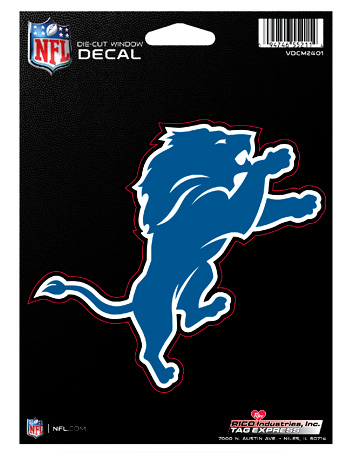 Detroit Lions - NFL Medium Diecut Decal