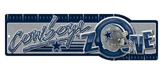 Dallas Cowboys - Zone Sign