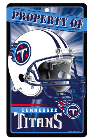 Tennessee Titans - NFL Property Sign