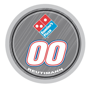#00 David Reutimann / Dominos - Round Decal
