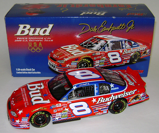 2000 Dale Earnhardt Jr #8 Budweiser - U.S. Olympic Team Diecast RCCA Bank