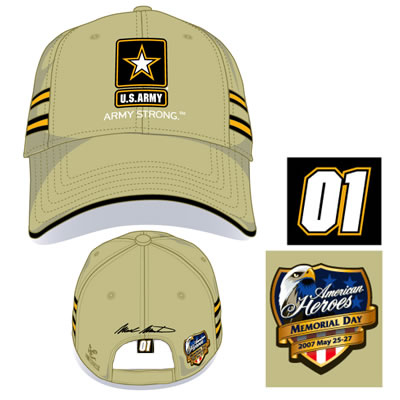 #01 Mark Martin / U.S. Army - American Heroes Cap