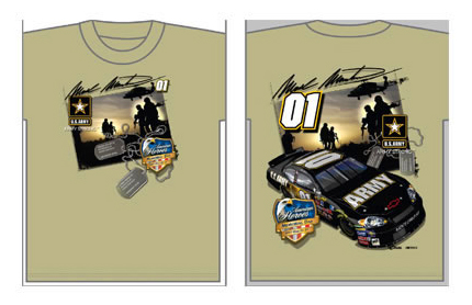 #01 Mark Martin / U.S. Army - American Heroes T-Shirt