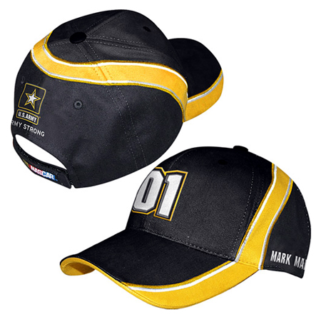 #01 Mark Martin -  U.S. Army Number Cap