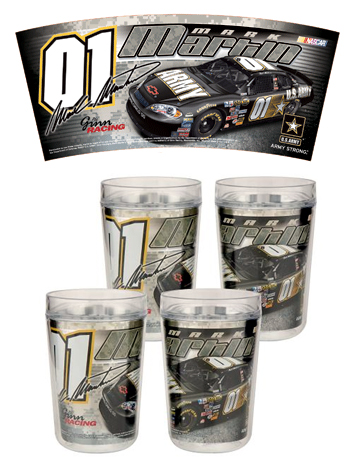 #01 Mark Martin - 16oz. Party Tumblers 4pc