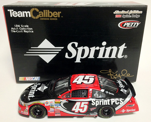 2001 Kyle Petty #45 Sprint - Owners Series NASCAR 1/24 Diecast