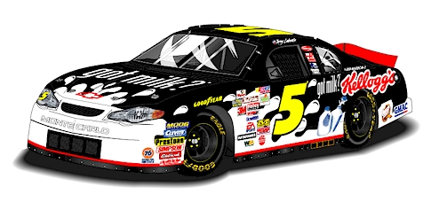 2002 Terry Labonte #5 Kellogg's Got Milk? - Owners Series Diecast
