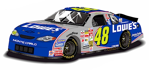 2002 Jimmie Johnson #48 Lowe's 1/64 Diecast