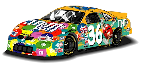 Ken Schrader #36 M&M's Vote
