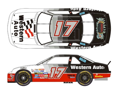 1992 Darrell Waltrip #17 Western Auto