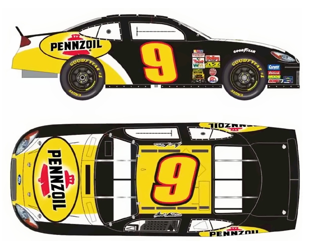 Jeff Burton #9 Pennzoil