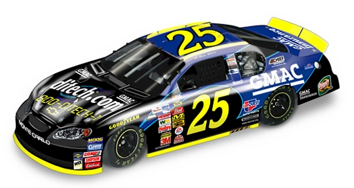 2004 Brian Vickers #25 GMAC - Owners Series Diecast