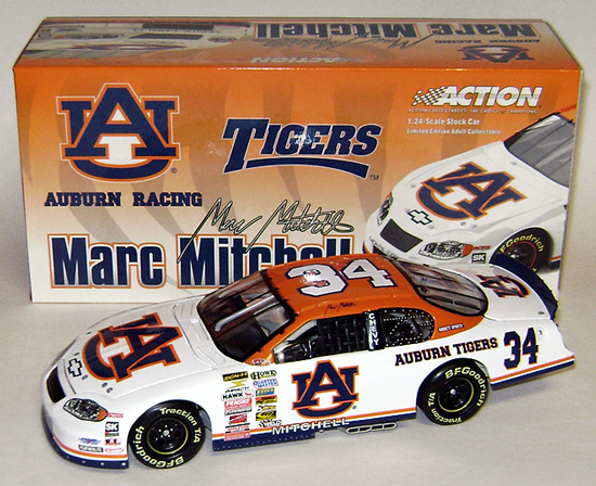 2004 Marc Mitchell #34 Auburn University Tigers Diecast