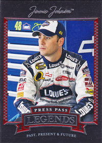 2005 Jimmie Johnson - Press Pass Legends Trading Card
