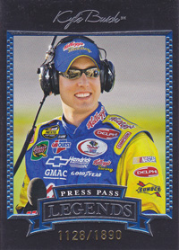 2005 Kyle Busch - Press Pass Legends # Blue Trading Card