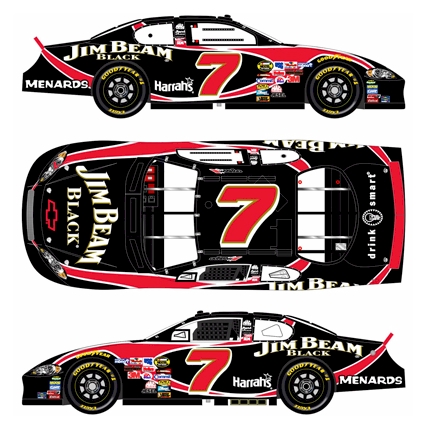 Robby Gordon #7 Jim Beam Black