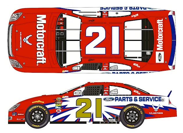 Ken Schrader #21 Motorcraft