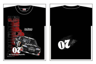 #07 Clint Bowyer - Jack Daniel's Black Car NASCAR T-Shirt