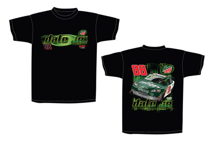 #88 Dale Earnhardt Jr - Mt Dew / Amp Black T-Shirt