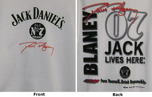 #07 Dave Blaney - Jack Daniel's / Jack Lives Here T-Shirt