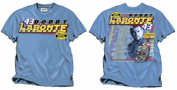 #43 Bobby Labonte 2007 NASCAR NEXTEL Cup Tour T-Shirt