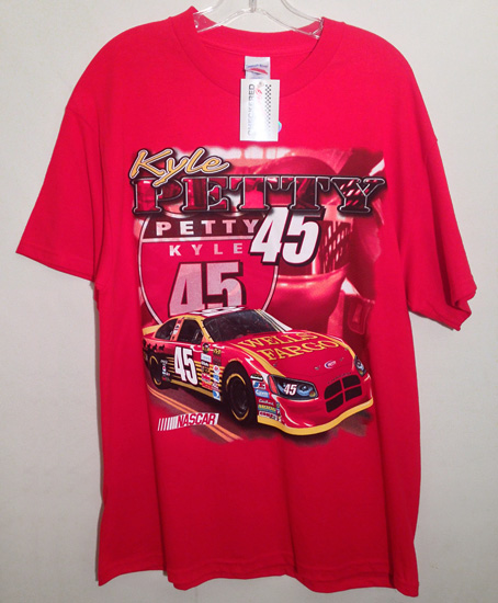 #45 Kyle Petty '07 Wells Fargo Dodge Charger NASCAR T-Shirt