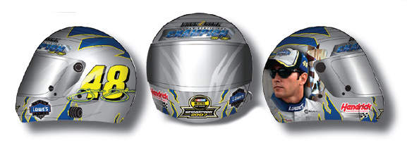 #48 Jimmie Johnson 2x Champ Tribute - Helmet
