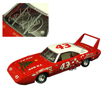 1970 Richard Petty #43 Christmas Superbird - Autographed