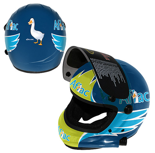#99 Carl Edwards '08 Aflac - Replica Mini Helmet