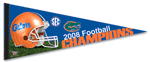 Florida Gators 2008 SEC Football Champions - Premium Pennant