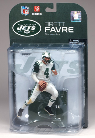 Brett Favre 6 - New York Jets McFarlane NFL Figure