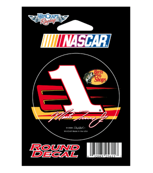 #1 Martin Truex Jr - Round Decal