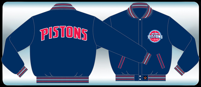 Detroit Pistons - NBA Wool Reversible Jacket