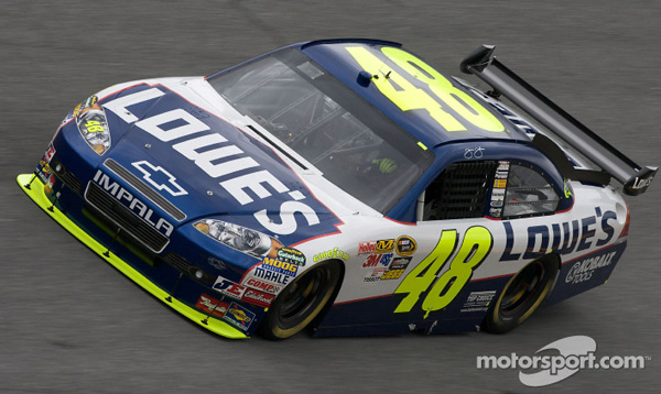 2010 Jimmie Johnson #48 Lowe's - Gatorade Duel Win / Raced Diecast