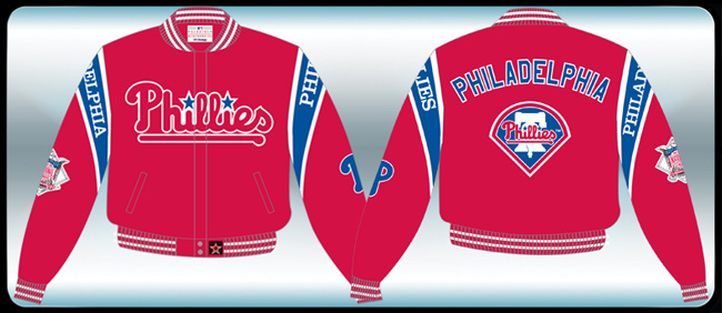 Philadelphia Phillies - MLB Baseball Adult Twill Jacket