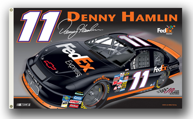 #11 Denny Hamlin - FedEx Express 2-Sided Flag
