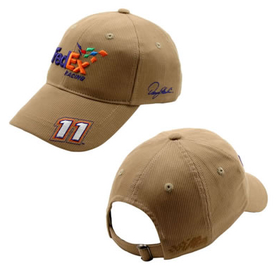 #11 Denny Hamlin - FedEx Khaki Micro Cord Cap