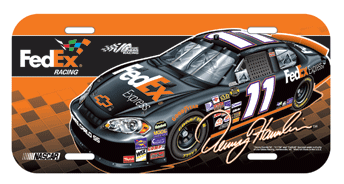 #11 Denny Hamlin - Car License Plate