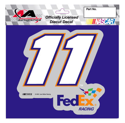 #11 Denny Hamlin - Foil Diecut Decal