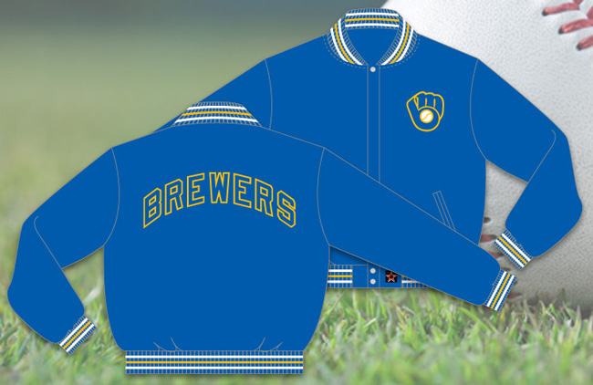 Milwaukee Brewers - MLB Wool Reversible Jacket