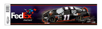 #11 Denny Hamlin / FedEx Racing - Bumper Sticker