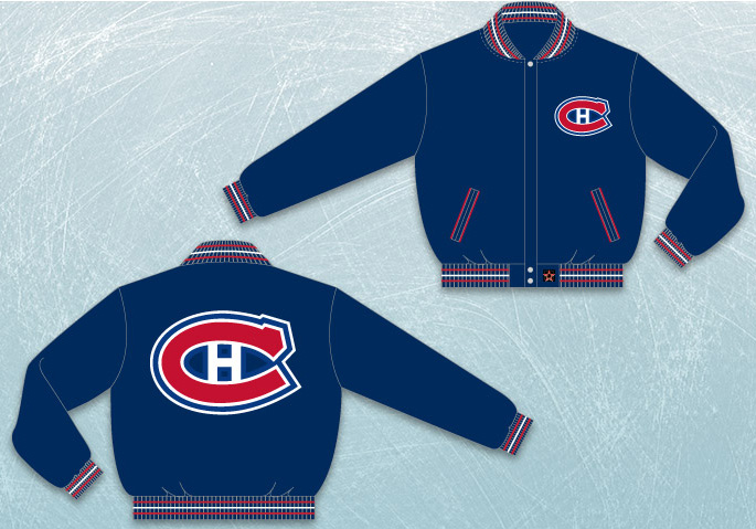 Montreal Canadiens - NHL Wool Reversible Jacket
