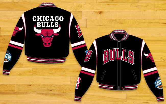 Chicago Bulls NBA Basketball Adult Twill Jacket