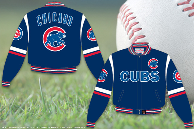 Chicago Cubs - MLB Baseball Adult Twill Jacket