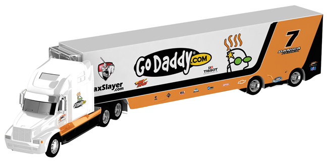 2011 Danica Patrick #7 GoDaddy.com 1/64 Diecast Hauler
