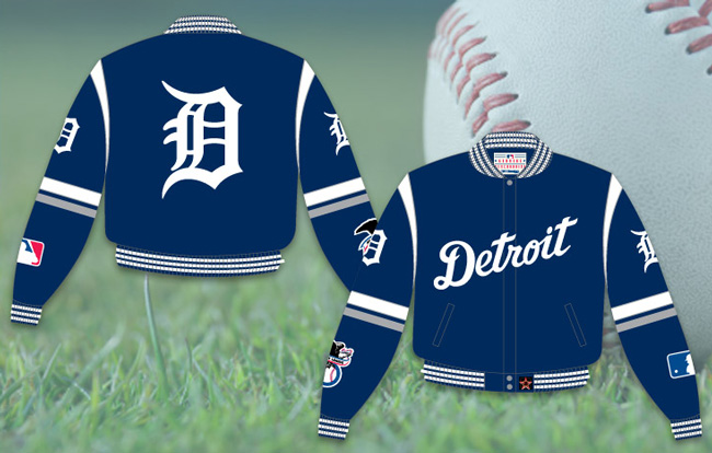 Detroit Tigers - MLB Baseball Adult Twill Jacket