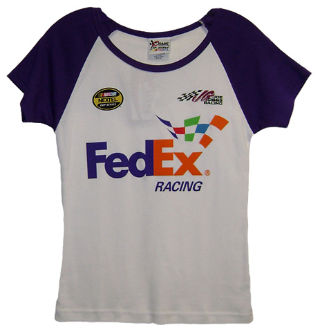 #11 Denny Hamlin - FedEx Racing Ladies Jersey Tee