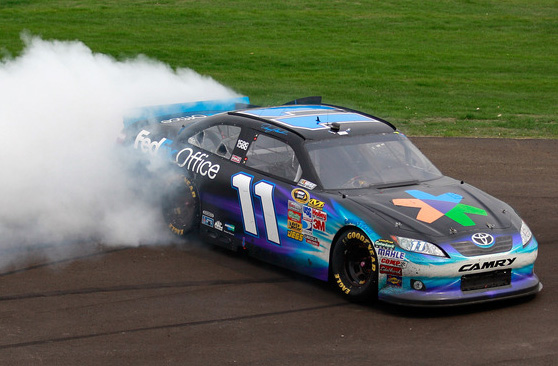 2011 Denny Hamlin #11 FedEx Office - Michigan Win / Raced Diecast