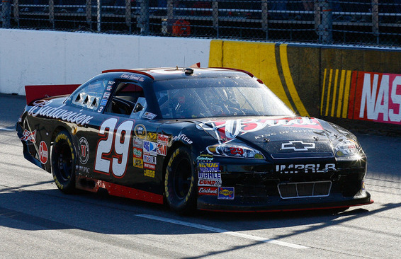 2011 Kevin Harvick #29 Budweiser - Martinsville Win / Raced Diecast - Autographed