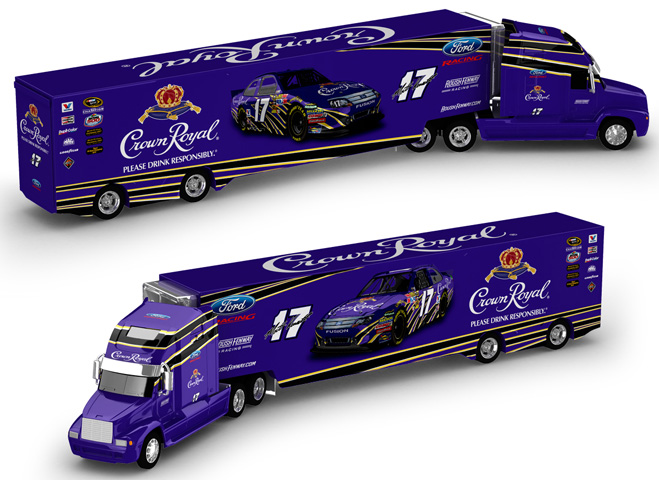2011 Matt Kenseth #17 Crown Royal 1/64 Diecast Hauler